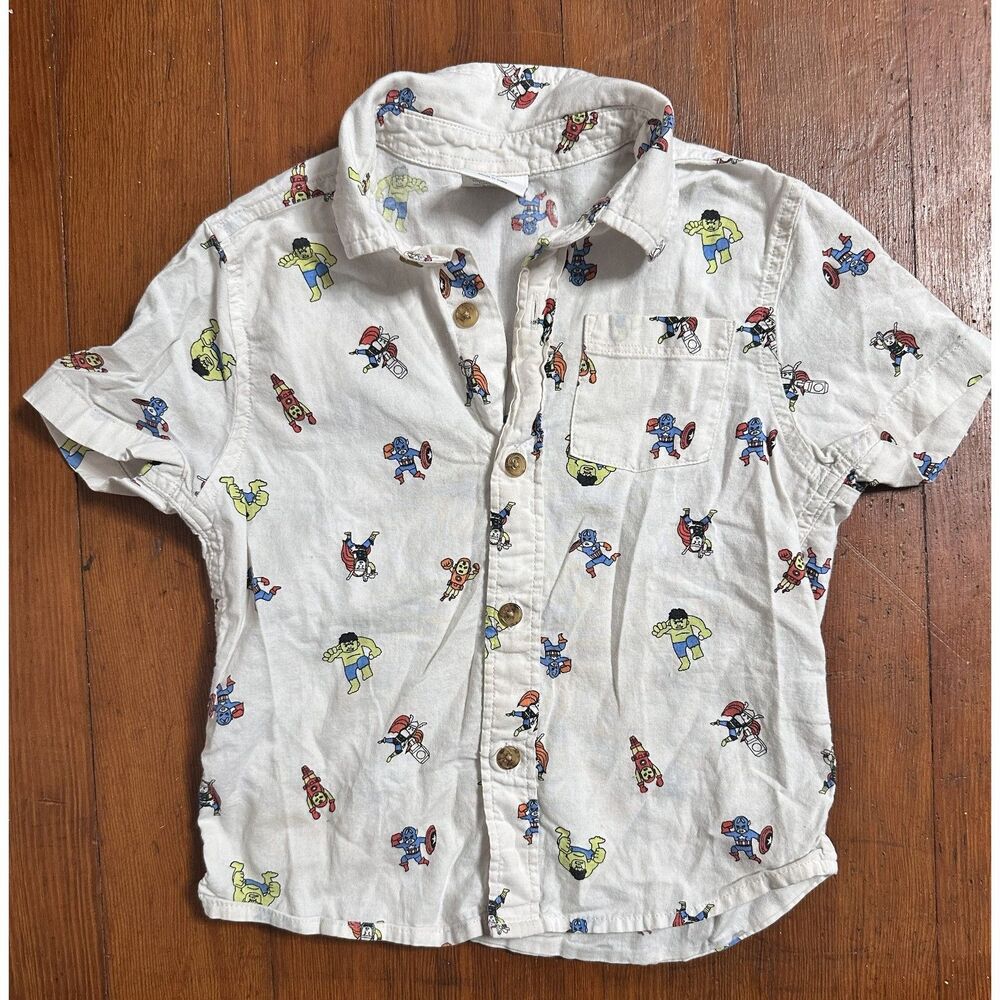 Lot of 3 Toddler Boy Shirts 3T – Marvel, Old Navy, Children’s Place